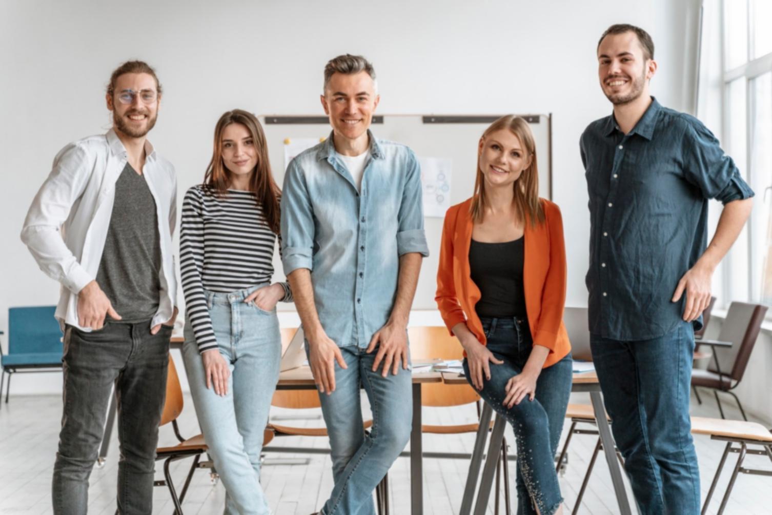 Professional business strategy consultation workspace